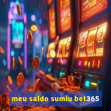 meu saldo sumiu bet365