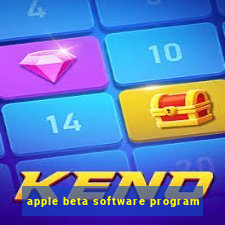 apple beta software program