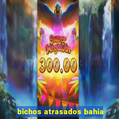 bichos atrasados bahia