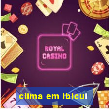 clima em ibicuí