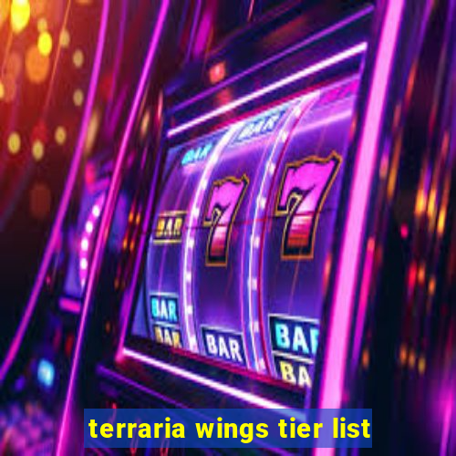 terraria wings tier list