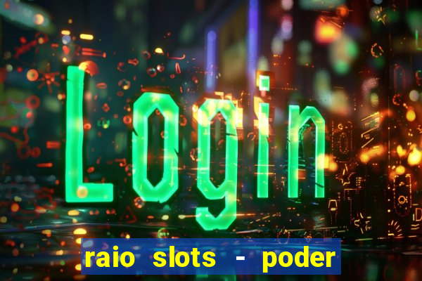 raio slots - poder de zéus