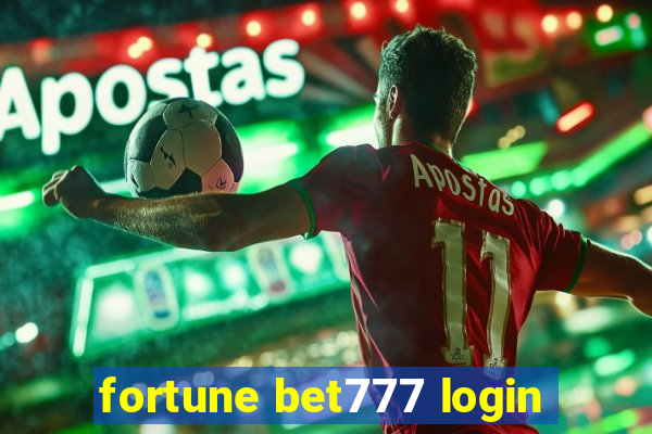 fortune bet777 login