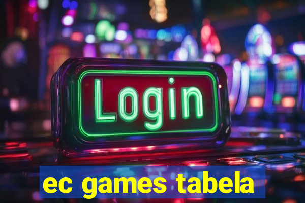 ec games tabela