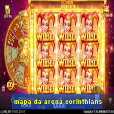 mapa da arena corinthians