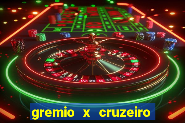 gremio x cruzeiro ao vivo hd