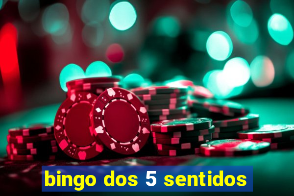 bingo dos 5 sentidos