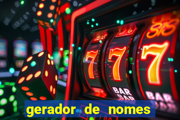 gerador de nomes para jogos