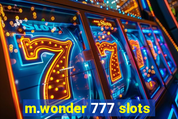 m.wonder 777 slots