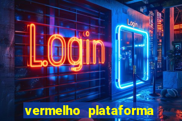 vermelho plataforma de jogos