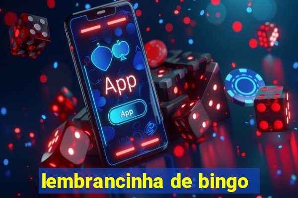 lembrancinha de bingo