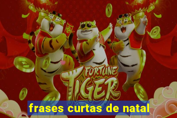 frases curtas de natal